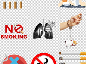 无烟日宣传素材设计全攻略 从免抠图标到广告展板模板